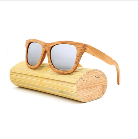 Bamboo Sunglasses with Bamboo Case