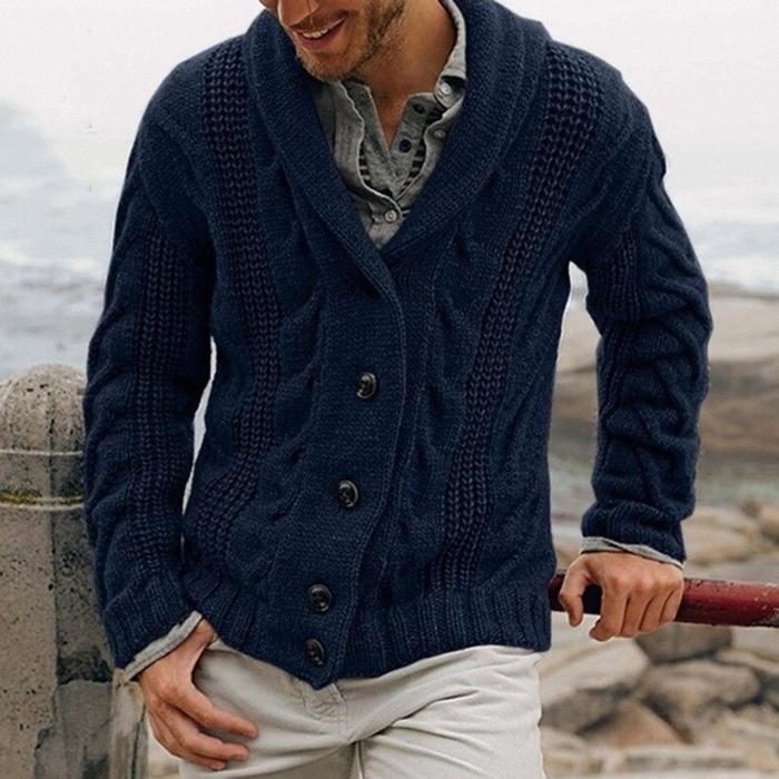 British Wool Knitted Cardigan