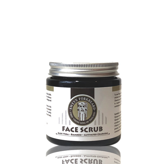 Face Scrub with Aloe Vera - Bamboo - Activated Charcoal