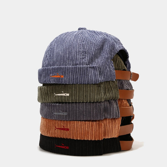 Corduroy Shark Docker Hat