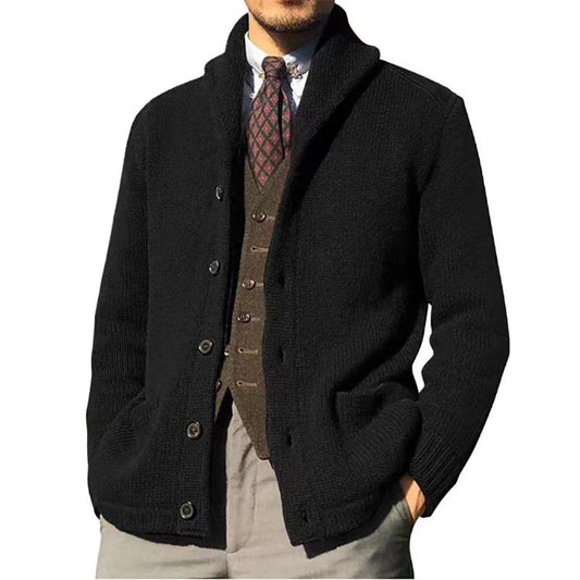 Classic Shawl Collar Cardigan